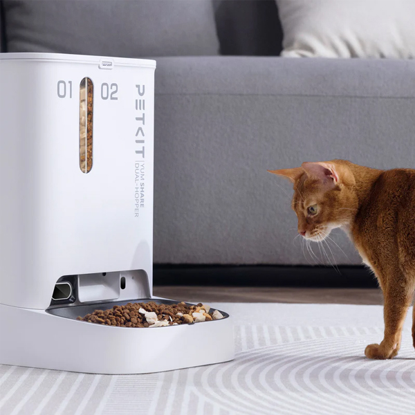 Yumshare Dual Hopper Smart Pet Feeder内蔵カメラ付きペット用自動給餌器（スマートペットフィーダー）